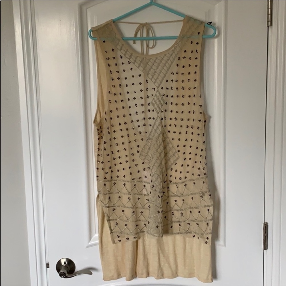 Free People Beaded Tunic, Size S!